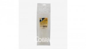 Opaska kablowa 200x3,6 biała COBRA 9150 /100szt./