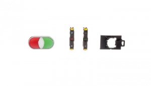 Przycisk sterowniczy podwójny 22mm czerwony/zielony 1Z 1R z samopowrotem ST22-2KL-11Z/C