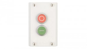Kaseta sterownicza 2-otworowa START/STOP szara IP67 M22-I2-M1 216529