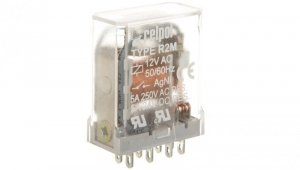 Przekaźnik przemysłowy 2P 12V AC AgNi R2M-2012-23-5012 620484