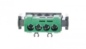 Listwa zaciskowa 4-otwory zielona IP2x Z-4 004830