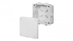 Puszka hermetyczna n/t PK-4 135x135x65mm z zaciskiem 5x16mm2 IP55 biała 0233-02