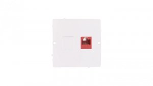 Simon Basic Gniazdo komputerowe pojedyncze RJ45 kat.5e białe BMF51.02/11