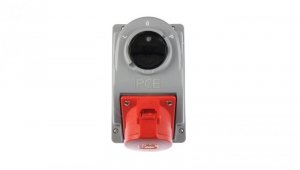 Gniazdo stałe z wyłącznikiem L-0-P 32A 5P 400V IP44 COMBO-POL 960625401W