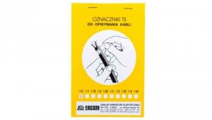 Oznacznik do opisywania ręcznego TS 0 biały E04ZP-02010100100 /910szt./