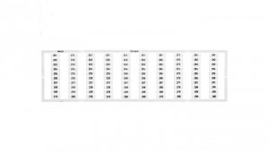 Oznaczniki WMB 1x 201-300 793-5610 /5szt./