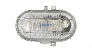 Oprawa kanałowa OVAL 1x100W E27 IIkl. 230V IP44 z siatka metal. wzmocnioną, kl. pryzmatyczny 100178