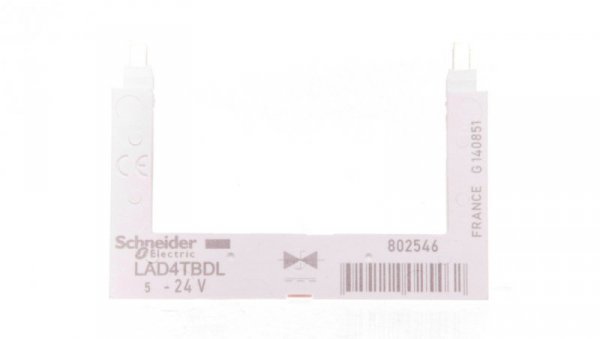Układ ochronny dioda 24V DC do LC1D09A-D38 LAD4TBDL