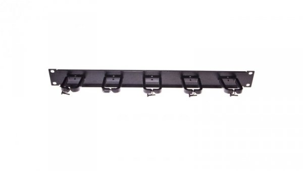 Organizator kablowy poziomy/pionowy haczyki plastikowe RAL9005 19-0038C