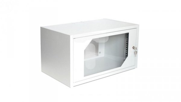 Szafa krosowa wisząca niedzielona 19cali KaTLINK 6U 350x550x300 szara CL-19 06U
