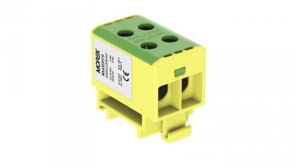 Złączka OTL35-2 kolor żółto-zielony 2xAl/Cu 2,5-35mm2 1000V AC / 1500V DC Zacisk uniwersalny MAA2035Y10