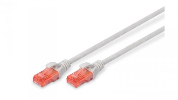 Kabel teleinformatyczny U/UTP kat.6 7m PVC szary DK-1612-070