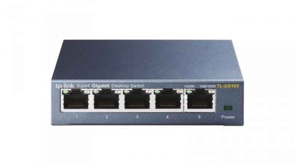 Switch TP-LINK TL-SG105 (5x 10/100/1000Mbps)