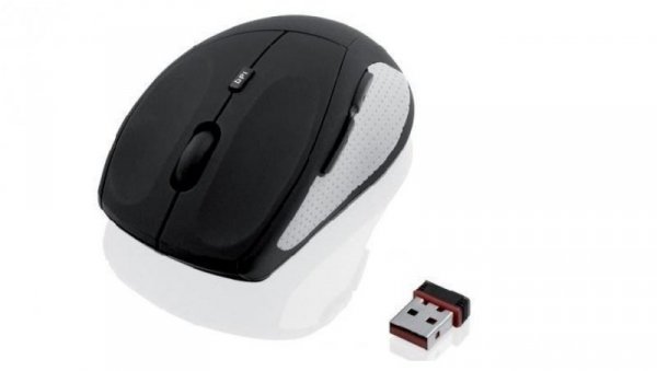 Mysz IBOX JAY PRO OPTYCZNA BEZPRZEWODOWA USB IMOS603 (optyczna 1600 DPI kolor czarny)