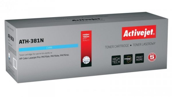 Toner Activejet ATH-381N (zamiennik HP 312A CF381A Supreme 2700 stron niebieski)