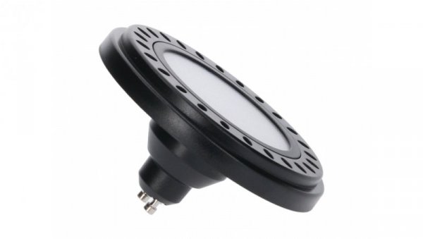 Żarówka LED AR111 GU10 9W 3000K 120st. czarna