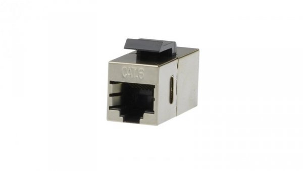 Łącznik modularny keystone 2xRJ45 8P8C kat.6 ekranowany FTP