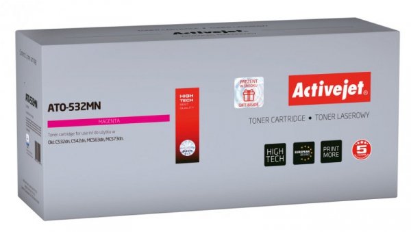 Toner Activejet ATO-532MN (zamiennik OKI 46490402 Supreme 1500 stron czerwony)