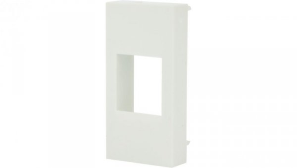 Adapter keystone pojedynczy 1M 22,5x45 biały Mediabox