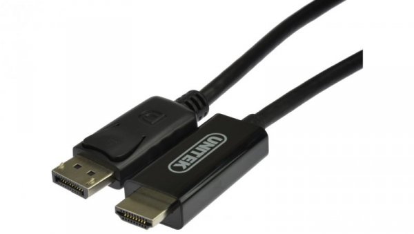 UNITEK PRZEWÓD DISPLAYPORT TO HDMI 1,8M, Y-5118CA