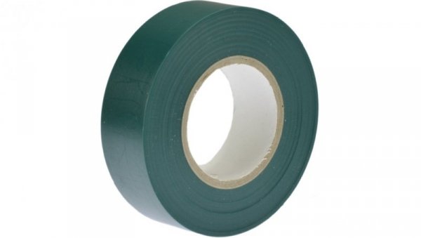 Taśma izolacyjna 19mm/20m zielona PCV