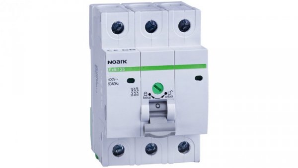 Rozłącznik izolacyjny modułowy 3-fazowy 3-polowy 400V 32A NOARK