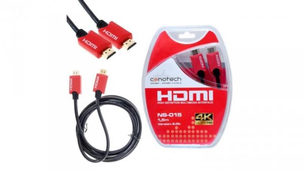 CONOTECH Kabel HDMI 2.0b 4K High Speed 4K@60 1,5m