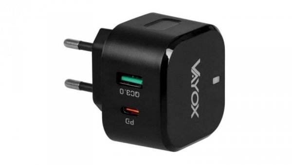 Ładowarka sieciowa USB Quick Charge 3.0 + PD 20W premium line VA0001 Vayox