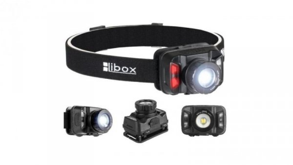 Latarka akumulatorowa czołowa 5W 260 lm LB0106 LIBOX