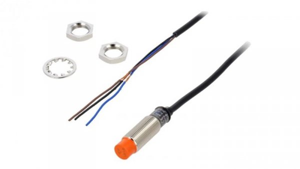 PR12-4DP Czujnik indukcyjny o zasięgu 0...4mm, PNP / NO, 10...30VDC, M12, IP67