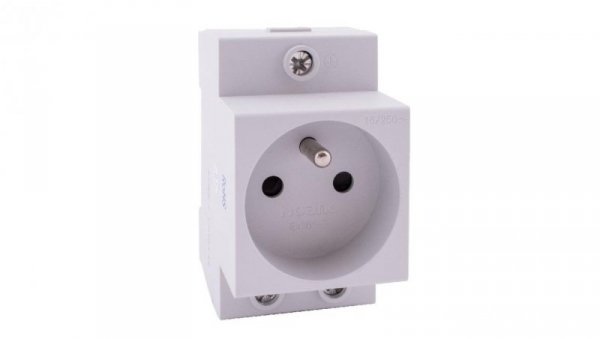 Gniazdo 2P+Z 16A na szynę DIN TH35 2,5P (250V AC) 2,5-modułowy IP20 NOARK