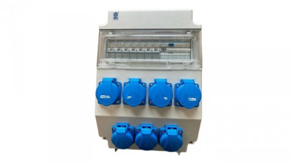 Rozdzielnica elektryczna 7x 230V z bezpiecznikami HAGER FI/ 3 fazy 95H-1