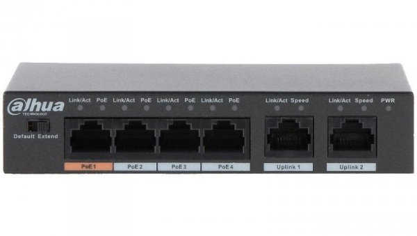 SWITCH DAHUA PFS3006-4ET-60-V2