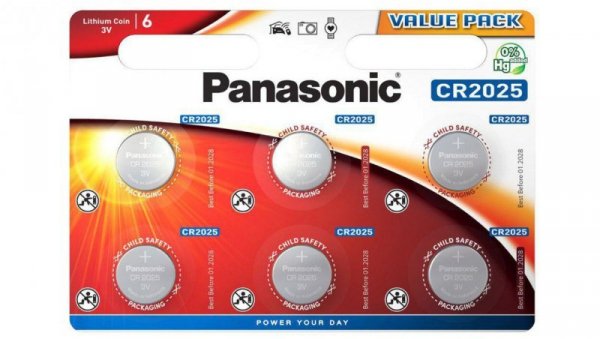 Bateria CR2025 PANASONIC (1 szt.)