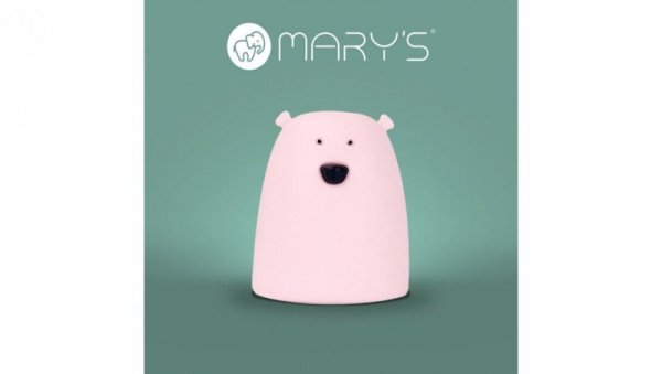 MARYS LAMPKA LED MIŚ MAŁY RÓŻOWY RGB+WW /NB