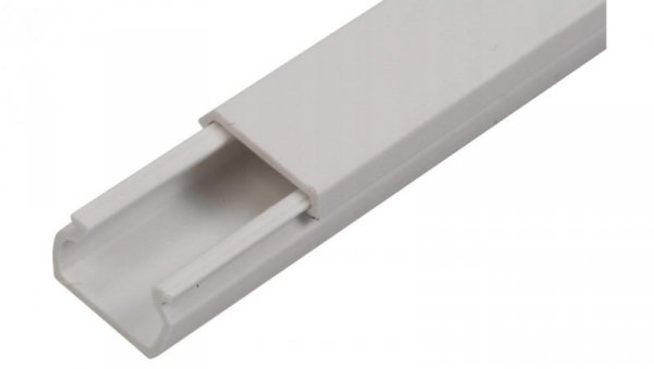 Listwa elektroinstalacyjna kanał kablowy LST 20x12mm korytko z pokrywą i taśmą montażową 2-stronną / 2 m /