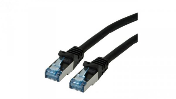 ROLINE Patch Cord Cat.6A S/FTP (PiMF), Component Level, LSOH, czarny, 0,5 m