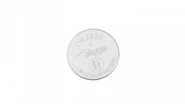 Bateria litowa Akyga AKY1084 CR2430 Li-MnO2 3V / 280mAh