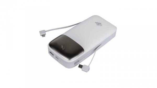 POWERBANK 20000 mAh 22.5W WBUDOWANY TYPE C LIGHTNING LP PQ20 LOGICPOWER