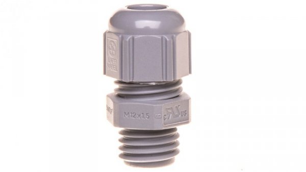 Dławnica kablowa poliamidowa M12 IP68 SKINTOP STR-M 12x1,5 ciemnoszara 53111100