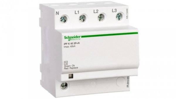Ogranicznik przepięć iPF40 - 3 bieguny+N - 340 V A9L15688