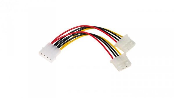 Adapter z kablem Akyga AK-CA-15 Molex (m) / 2x Molex (f) 2x 15cm