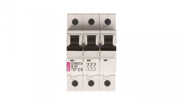 Wyłącznik nadprądowy 3P B 40A 10kA AC ETIMAT10 002125720