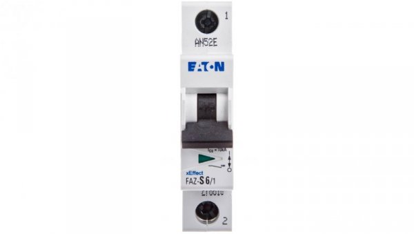 Wyłącznik nadprądowy 1P S 6A 15kA AC FAZ S6/1 278610