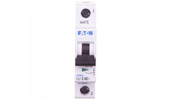 Wyłącznik nadprądowy 1P C 40A 15kA AC FAZ C40/1 278565