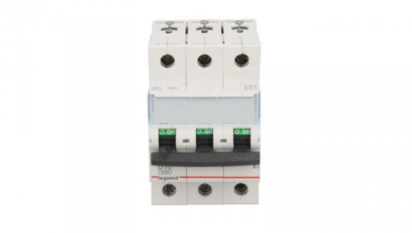 Wyłącznik nadprądowy 3P D 10A 6kA AC S303 TX3 403753
