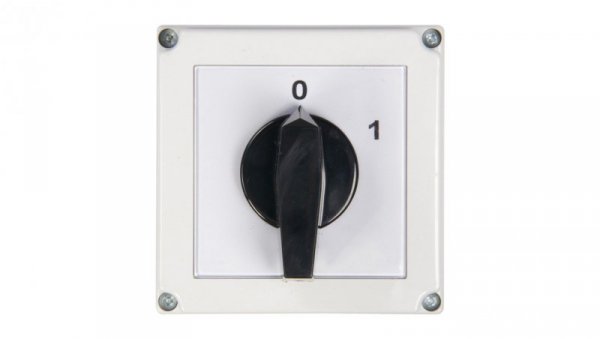 Łącznik krzywkowy 0-1 3P 63A w obudowie 4G63-10-PK R214 63-840306-051