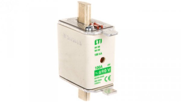 Wkładka bezpiecznikowa NH00 100A aM 690V 004182414