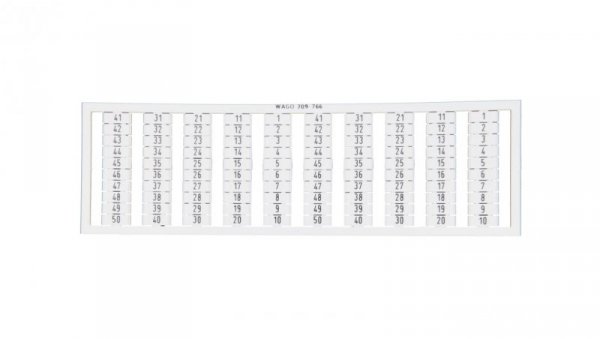 Ramka z oznacznikami 2x 1-50 209-766 /5szt./