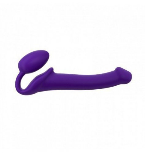 Strap-on-me Silicone bendable strap-on Purple M